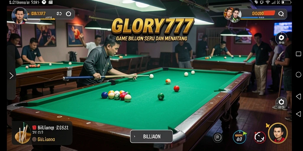 Tampilan antarmuka GLORY777 yang menarik dengan fitur lengkap.
