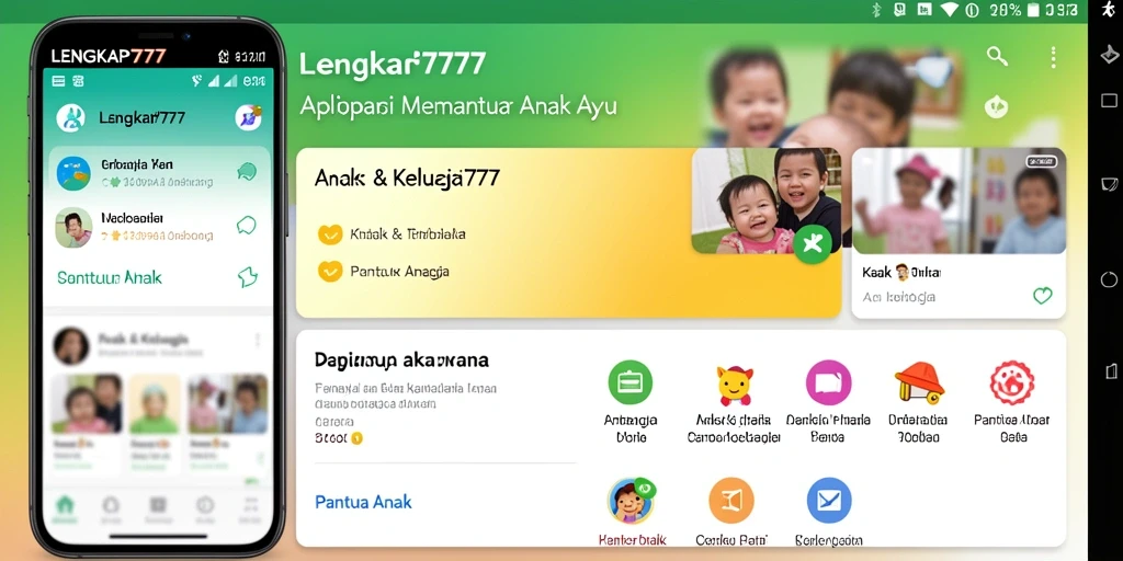Antarmuka LENGKAP777 yang intuitif untuk memantau anak.