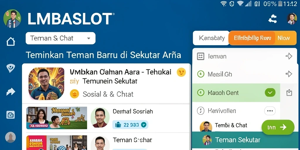 Tampilan antarmuka LMBASLOT yang modern dan interaktif.