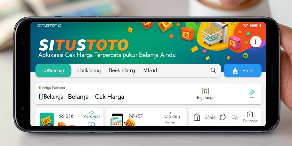 Antarmuka aplikasi SITUSTOTO yang menampilkan fitur Cek Harga dengan jelas.