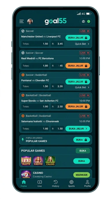 Link Alternatif goal55 untuk Pengguna Android